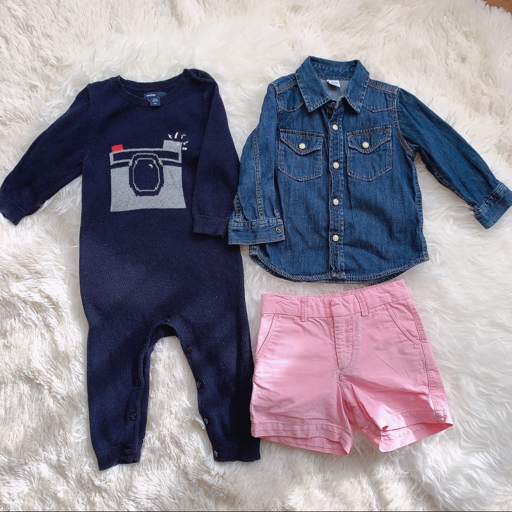 BabyGap 3 pieces bundle set 12- 24 months